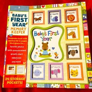 Baby’s first year of memory keeper book